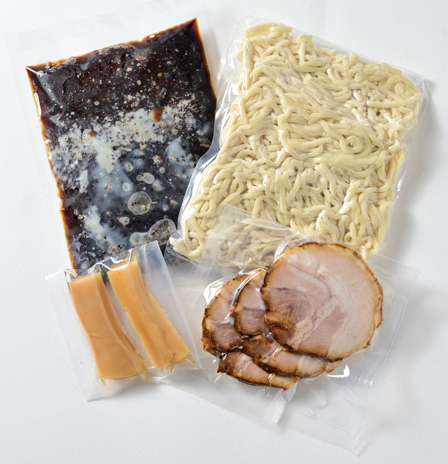 【冷凍本店直送便】富山ブラックつけ麺大盛り(チャーシュー・メンマ付) 2食セット