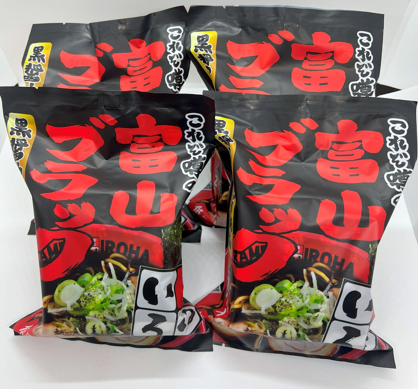 富山ブラック黒醤油らーめん(低温熟成干麺)8食セット